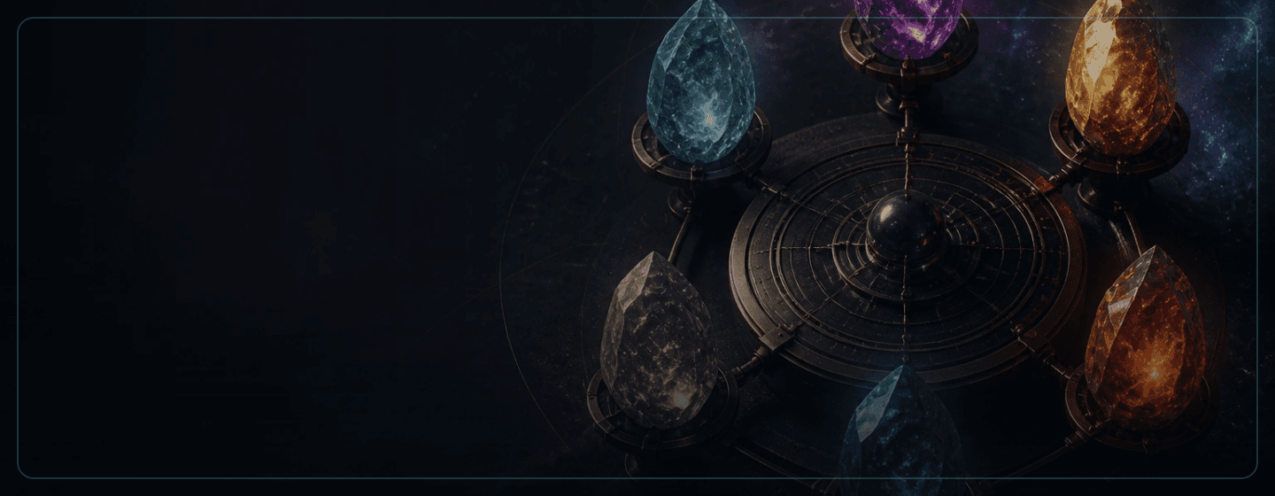 Editorial artwork for MTG Infinity Stones Price Guide